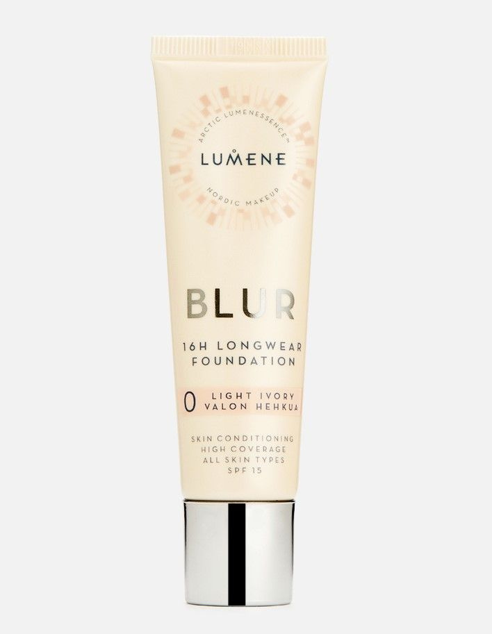 LUMENE Blur Longwear 16H Устойчивый тональный крем SPF15 Light Ivory 0 #1