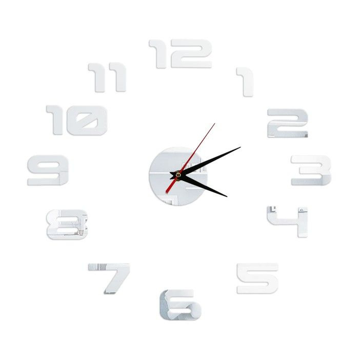Интерьерные часы-наклейка Классика , 40 х 40 см #1