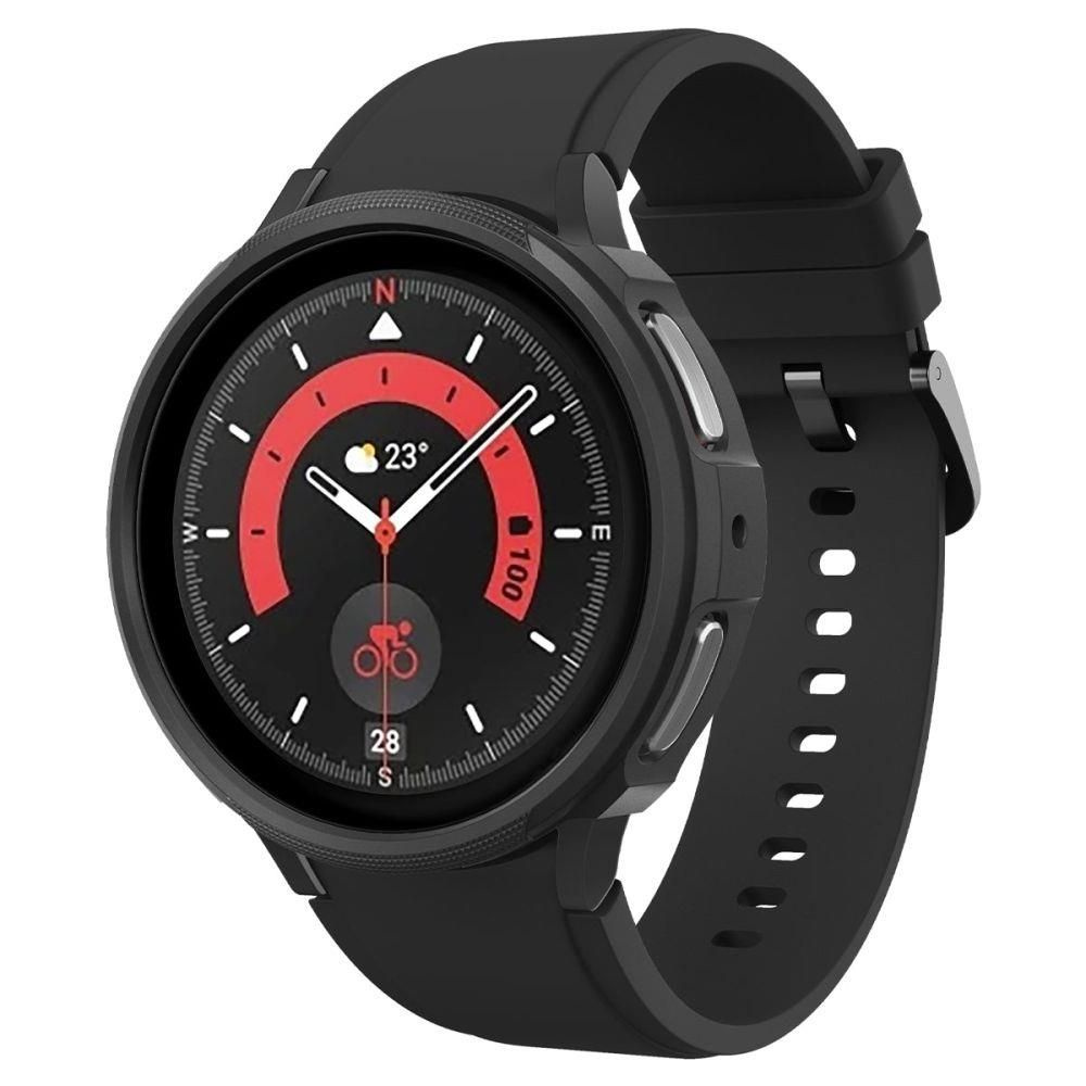 Чехол SPIGEN для Galaxy Watch 5 Pro (45 mm) - Liquid Air - Черный - ACS05185 #1