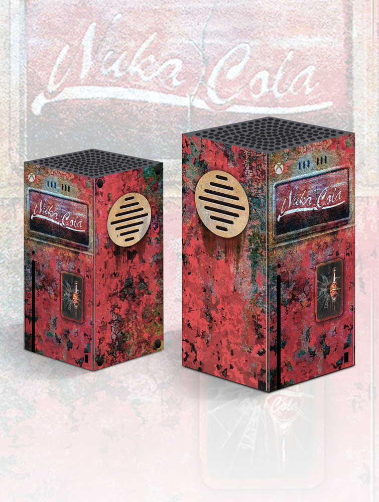 Наклейка на Xbox series X Fallout Nuke Cola #1