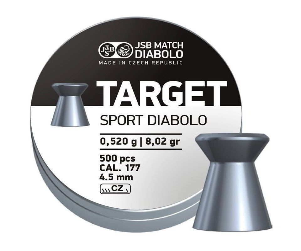 Пули JSB Target Sport Diabolo 4,5 мм, 0,52 г (500 штук) #1