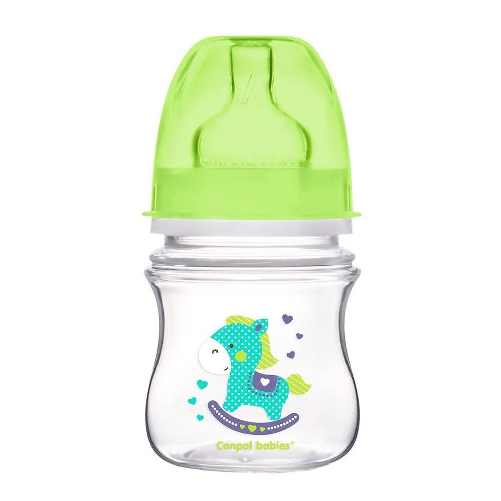 Бутылочка Canpol Babies Easy Start антиколиковая с широким горлышком, 120мл  #1