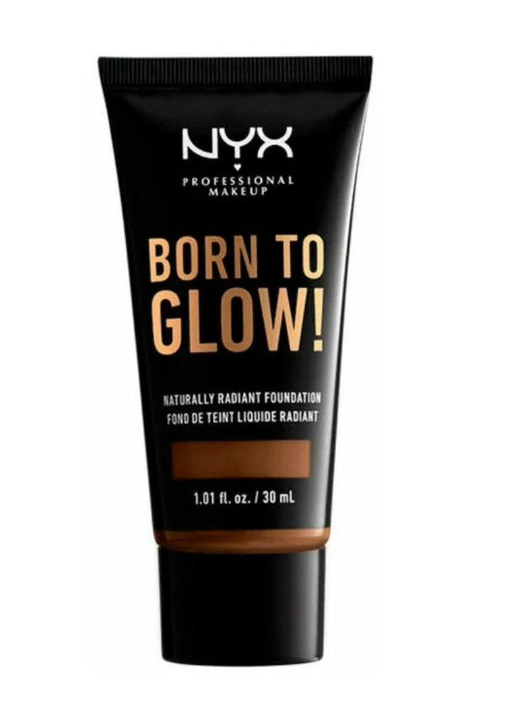 NYX professional makeup Тональный крем Born to glow!, 30 мл, оттенок: cocoa #1