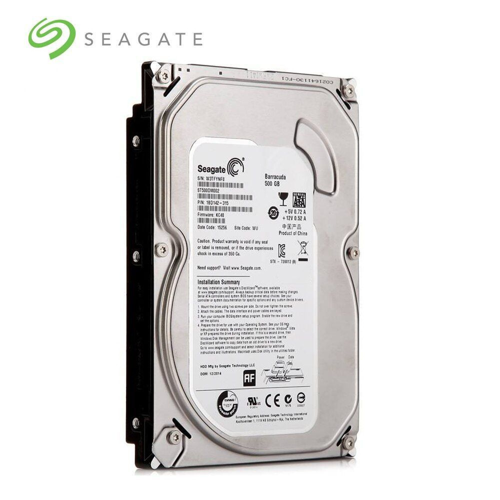 Seagate 500 ГБ Внутренний жесткий диск Hdd-500gb sata 3.5 (9gw13)