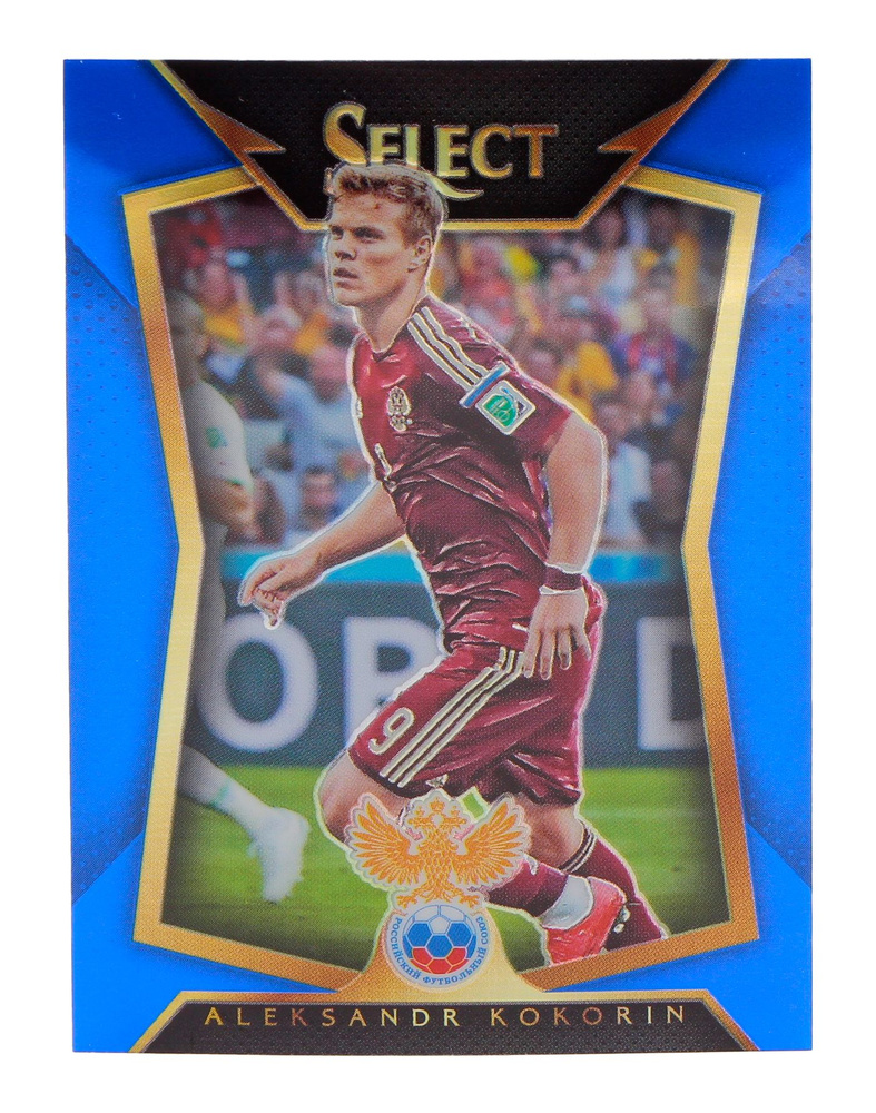 Коллекционная карточка Panini Select 2015-16 Blue - #27.2 Александр Кокорин (Ball Back Photo Variation) #1