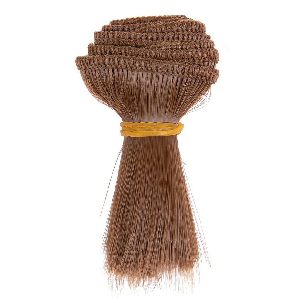 VHAR-8 Волосы (трессы) для кукол цвет 11 лесной орех 5 х 100 см 8 г  #1