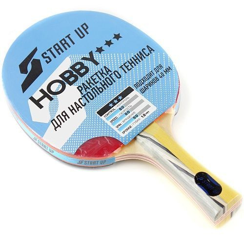 ракетка для настольного тенниса Start Up Hobby 3Star (9881) (прямая ручка)  #1