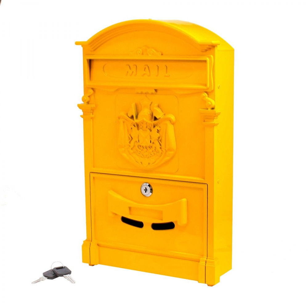 Ящик почтовый АЛЛЮР №4010 желтый (5) #1