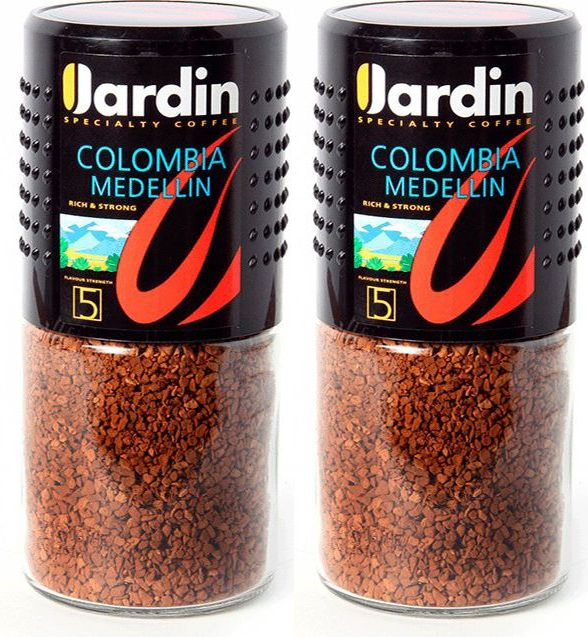 Кофе Jardin Colombia Medellin растворимый, комплект: 2 упаковки по 95 г  #1