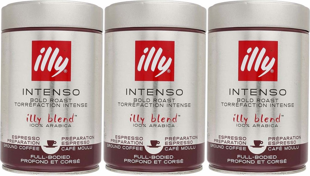 Кофе Illy Espresso молотый, комплект: 3 упаковки по 250 г #1