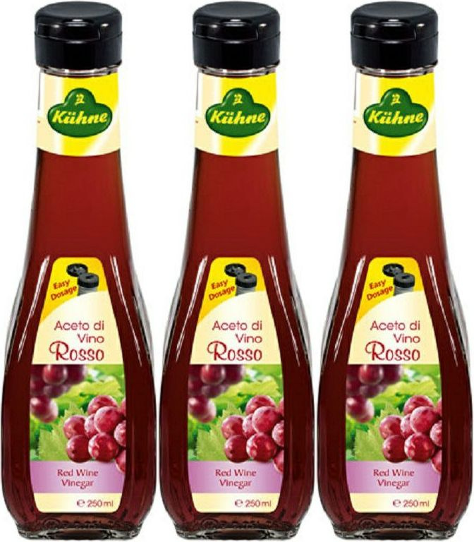 Уксус Kuhne из красного вина 6% 250 мл, комплект: 3 упаковки по 250 г  #1