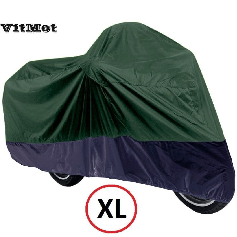 Чехол тент для мотоцикла, Моточехол из плотной грязе-водо-защитной ткани VitMot, "размер XL" производства #1