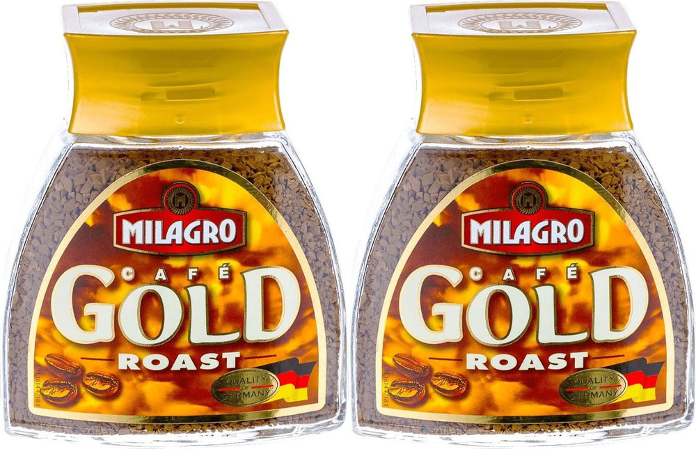 Кофе Milagro Gold Roast растворимый, комплект: 2 упаковки по 95 г #1