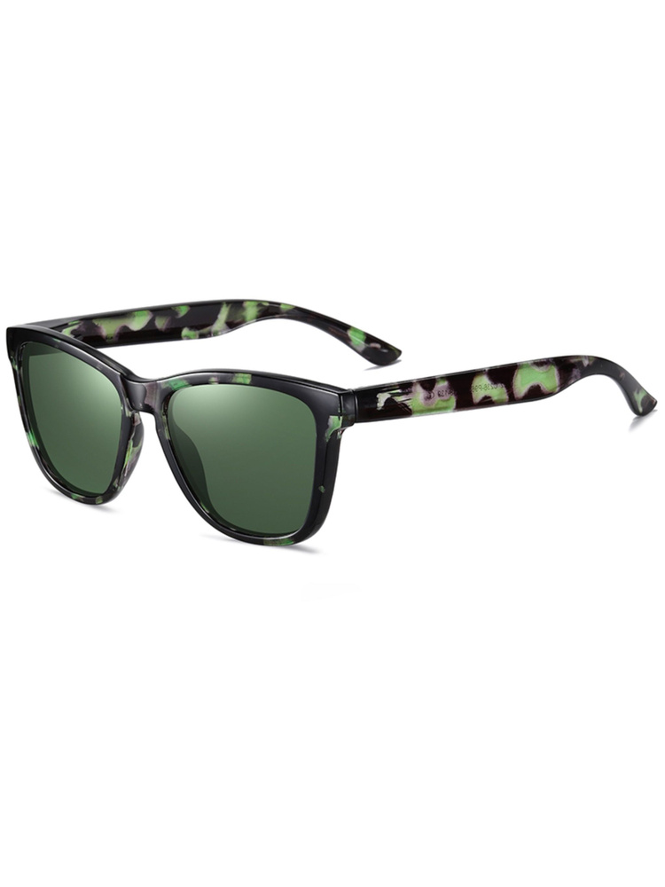 Солнцезащитные очки DORIZORI унисекс на любой тип лица 3382 Green tortoise модель 1 цвет 13  #1
