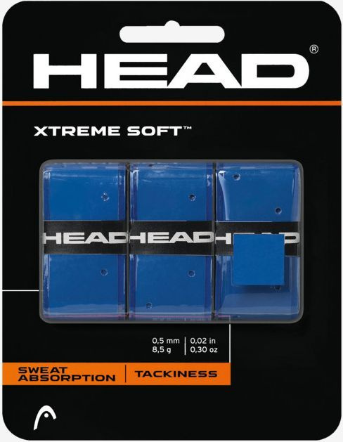 Намотка для ракетки HEAD XTREME SOFT overgrip 3 шт. 285104-BL-11-TW синий #1