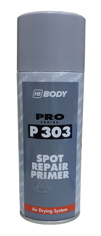 Грунт для точечного ремонта HB Body PRO P 303 серый 400мл #1