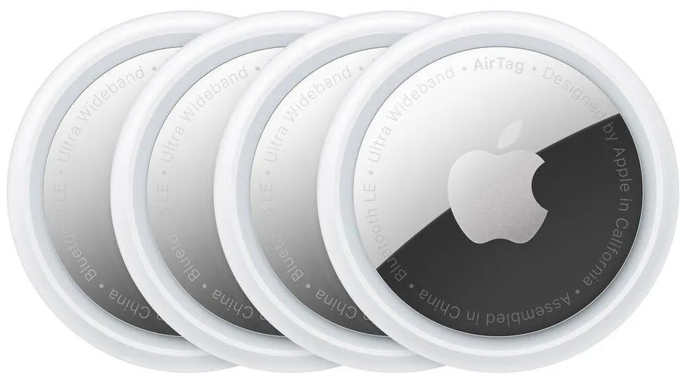 Bluetooth-метка Трекер Apple AirTag, 4 шт #1