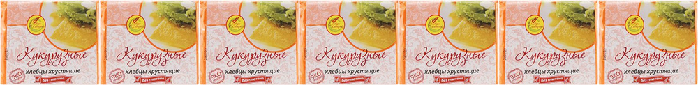 Хлебцы кукурузные хрустящие Шугарофф, комплект: 7 упаковок по 60 г  #1