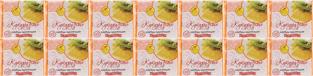 Хлебцы кукурузные хрустящие Шугарофф, комплект: 14 упаковок по 60 г  #1