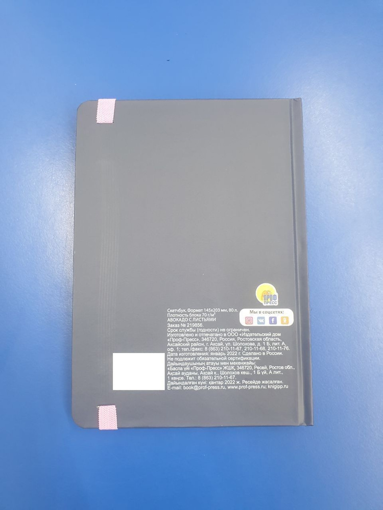 ПрофПресс Канц Скетчбук A5 (14.8 × 21 см), листов: 80 #1