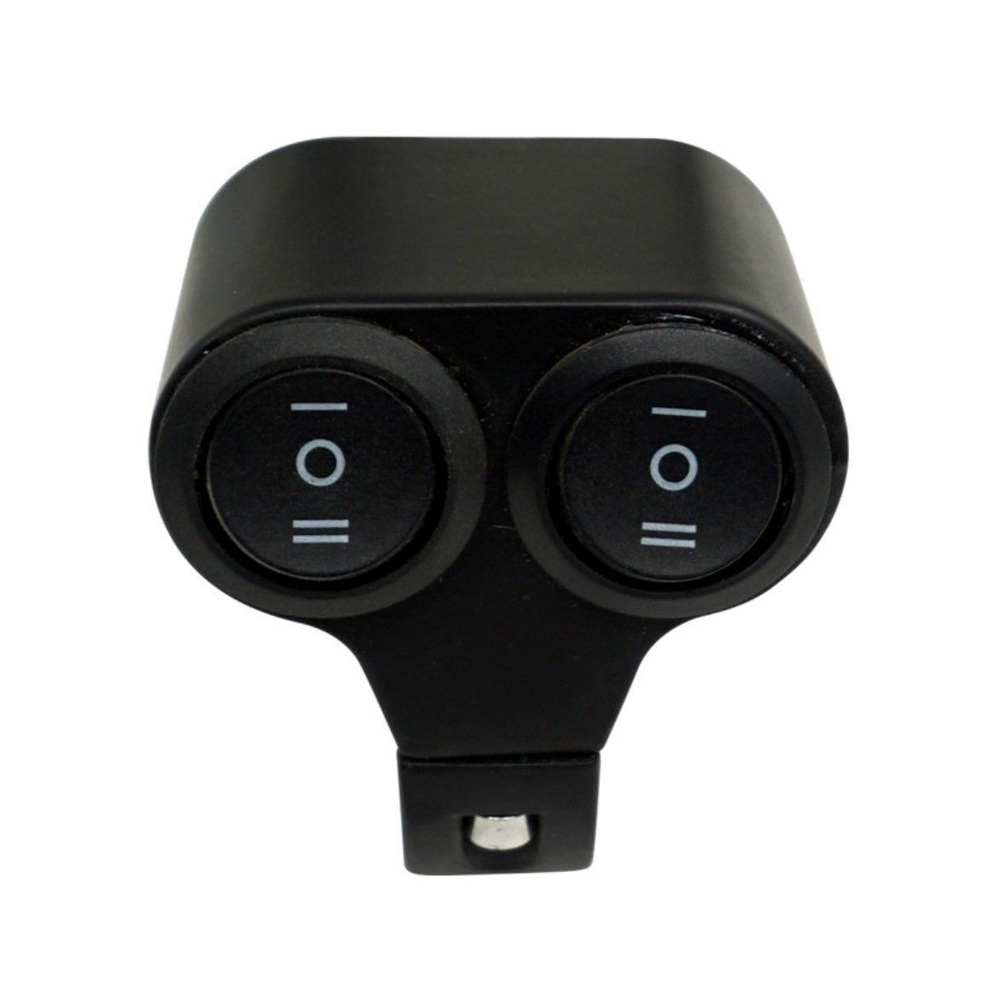 Универсальный переключатель 3 режима (3 позиции) Блок кнопка фар, света на руль, для электросамоката, #1