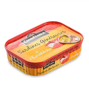 Сардины Connetable Sardines Genereuse в соусе эскабече "BELMA" 140 г, Марокко  #1