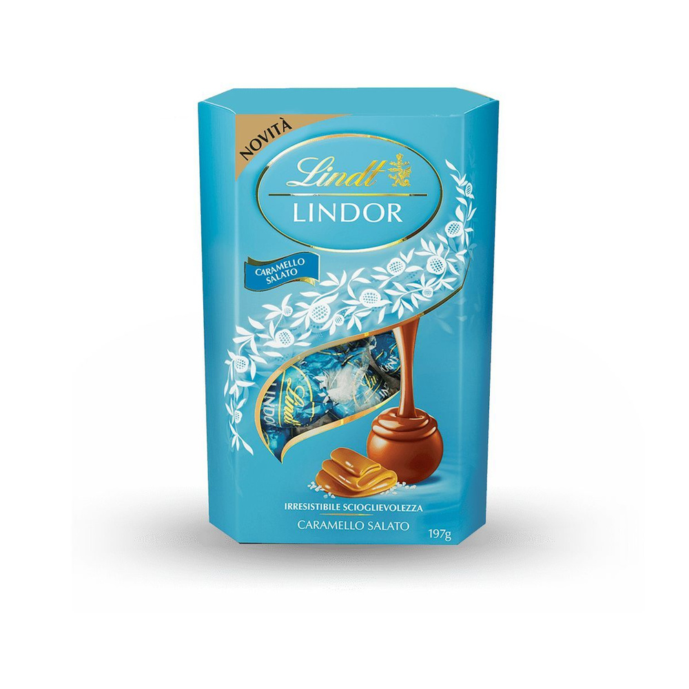 Конфеты LINDT LINDOR Соленая карамель 200г - купить с доставкой по ...