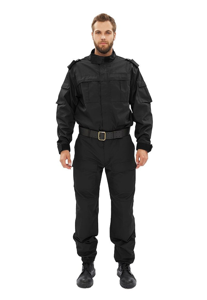Костюм СПЕЦНАЗ куртка/брюки цвет: черный, ткань: Рип-Стоп  #1