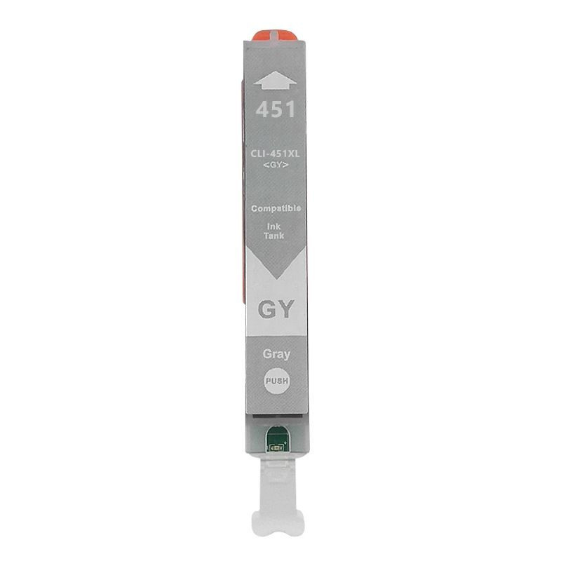 Картридж для принтера Canon CLI-451XLGY совместимый для Pixma iP7240, MG6340, MG5440, серый, gray  #1