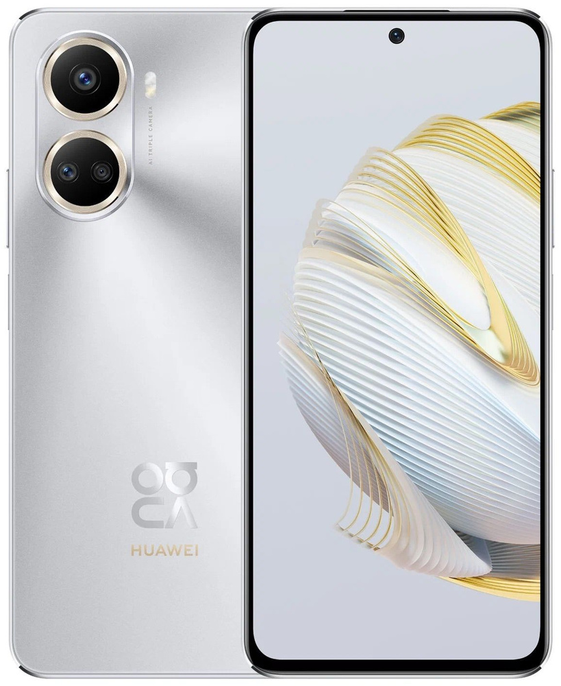 HUAWEI Смартфон nova 10 se 8/128 ГБ, серебристый #1