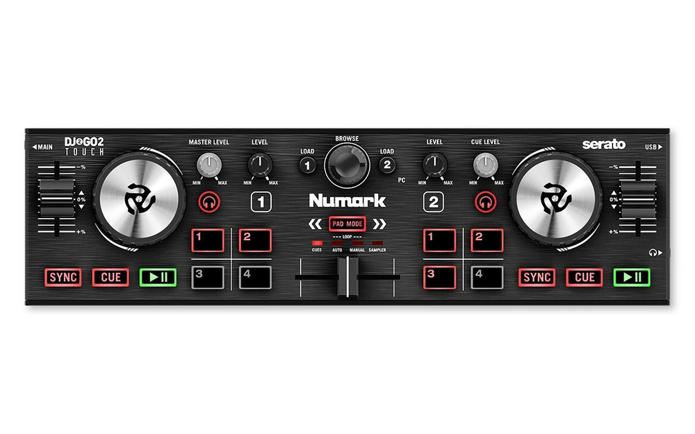 Numark DJ2GO2 TOUCH портативный DJ-контроллер #1