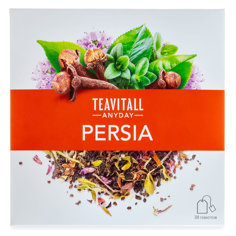 Чайный напиток TeaVitall Anyday Persia, 38 фильтр-пакетов #1