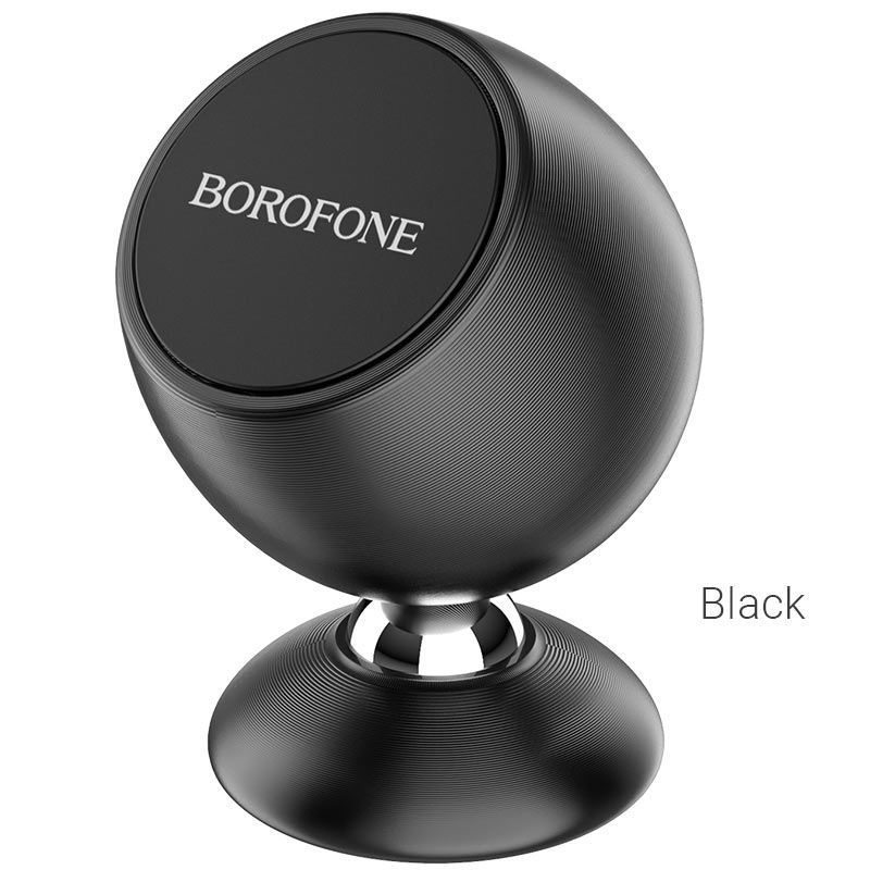 Держатель для телефона автомобильный BOROFONE BH41 Black магнитный, черный  #1