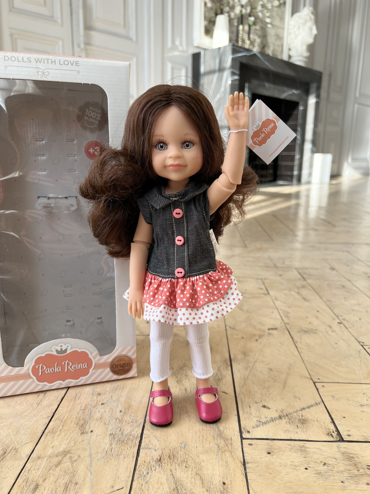 Кукла Салю шарнирная 32 см. Paola Reina (Паола Рейна) испанская ванильная, арт. 04859, новинка 2023  #1
