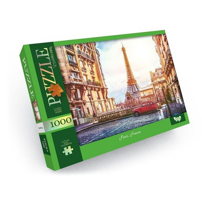 Пазлы картонные Париж. Франция , 1000 элементов #1