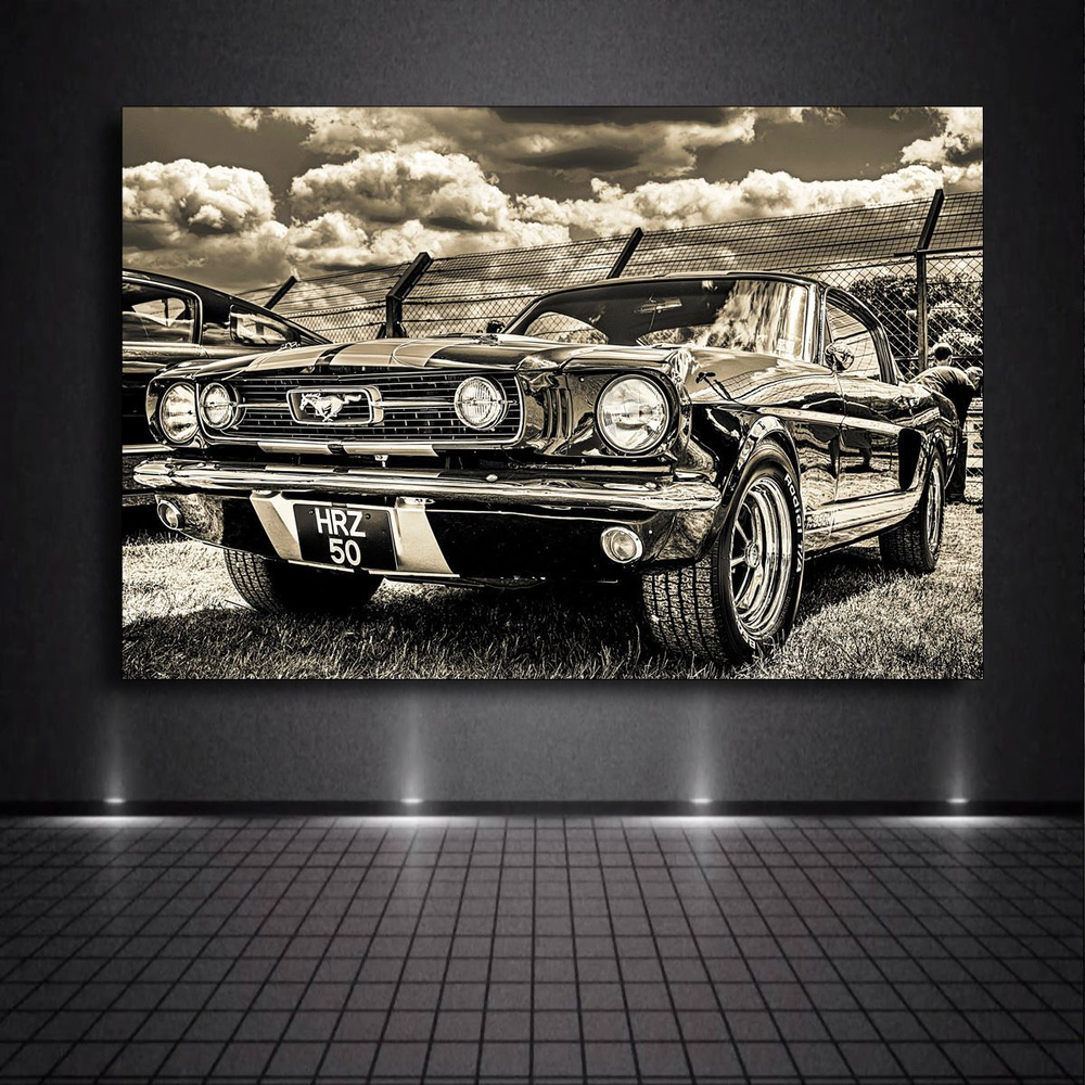 WerkSiegel Картина "Mustang ретро", 120  х 80 см #1