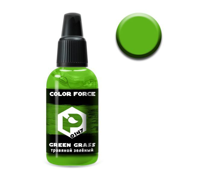 Pacific88 Aero COLOR FORCE Краска для аэрографа Травяной зелёный (Green grass),18 ml  #1