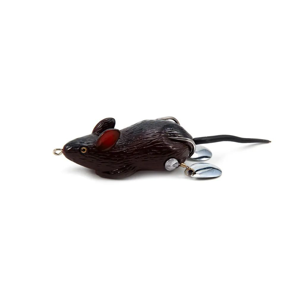 Мышь-незацепляйка Namazu MOUSE с лепестками, 76 мм, 26 г, цвет 13, крючок-двойник YR Hooks (BN) #2/0 #1