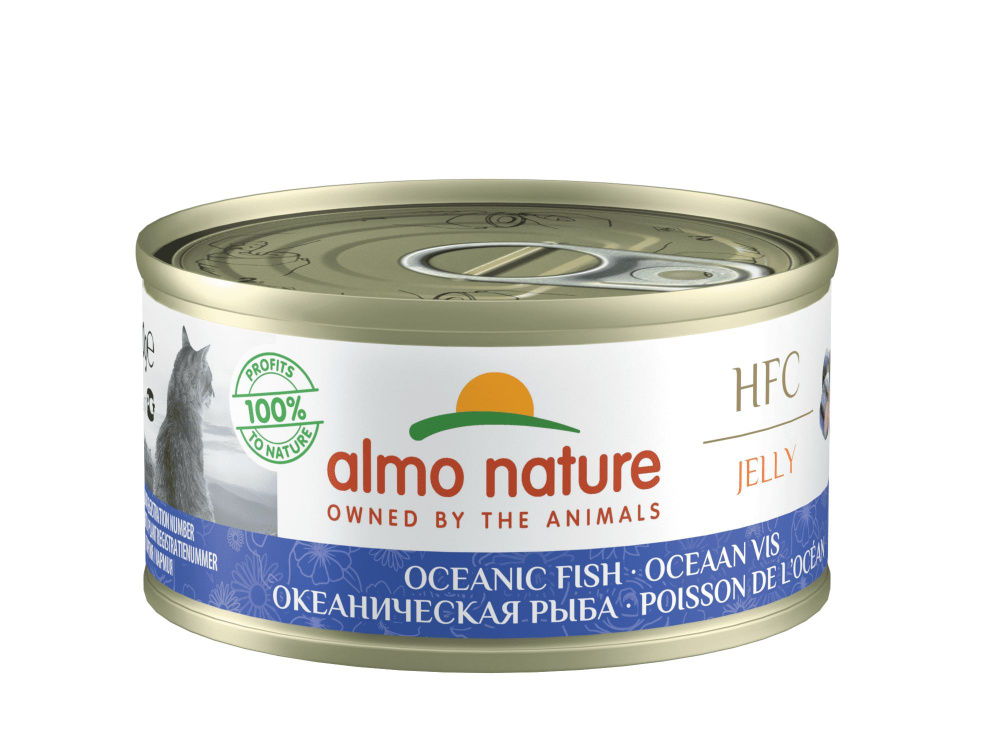 Almo Nature консервы с океанической рыбой в желе для кошек, Legend HFC Adult Cat Oceanic Fish ( 24 шт. #1