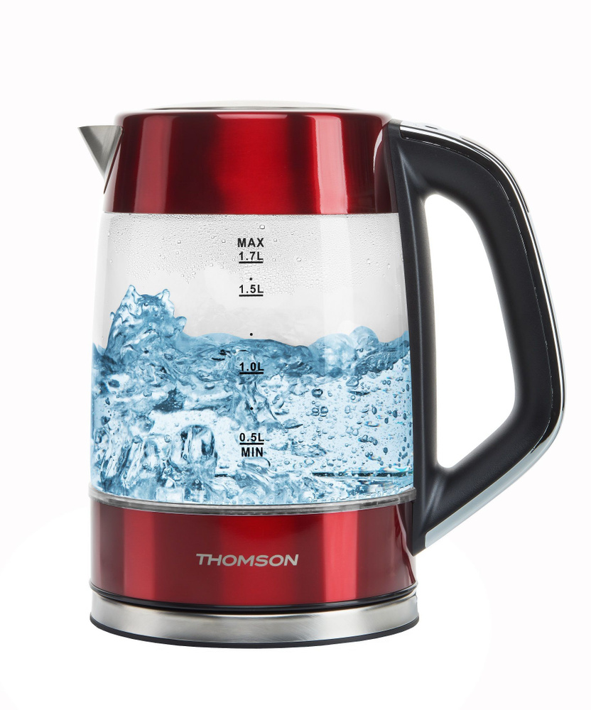 Чайник электрический THOMSON K20ES-2001, красный #1