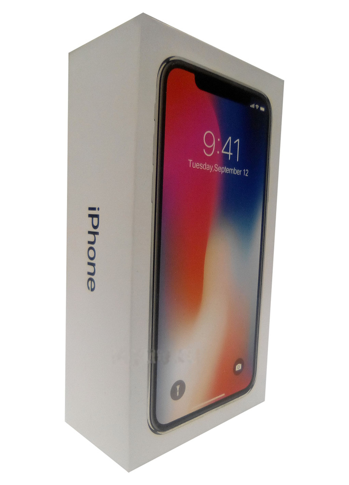 Коробка iPhone X Space Gray (Серый Космос), Муляж, Сувенирная продукция  #1