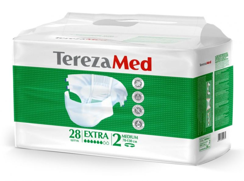 Подгузники для взрослых TerezaMed Extra Medium (№2), 28 шт #1