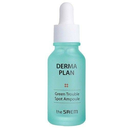 Точечная сыворотка для проблемной кожи The Saem Derma Plan Green Trouble Spot Ampoule  #1