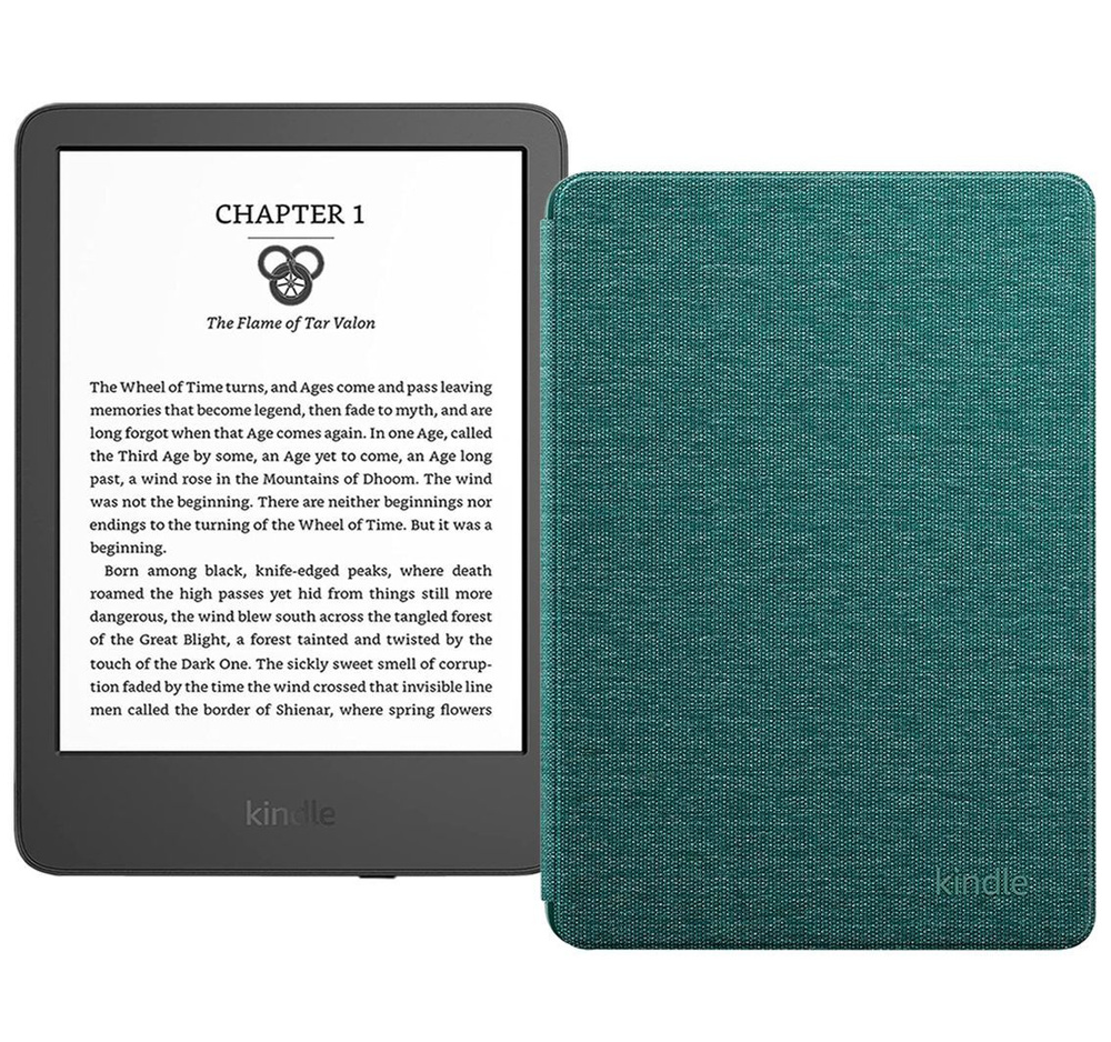 Amazon Kindle 6" Электронная книга Amazon Kindle 11, черный, зеленый #1