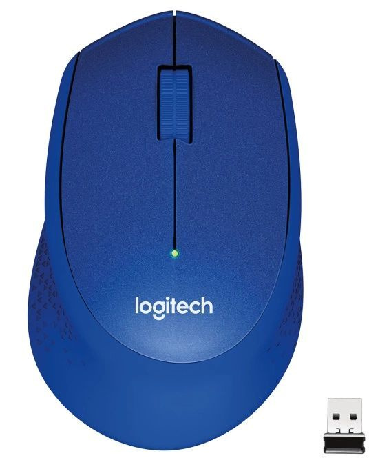 Мышь беспроводная Logitech M330 Silent Plus Blue (910-004925) #1