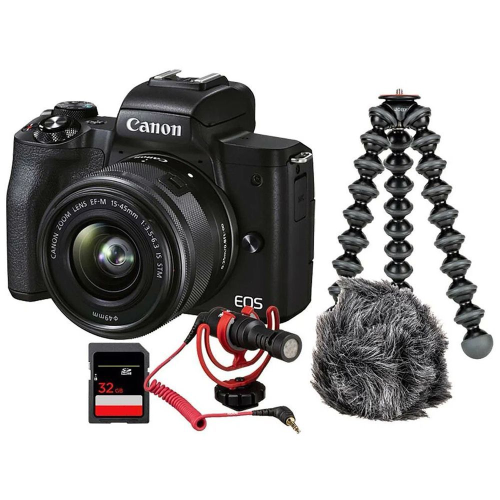 Беззеркальный фотоаппарат Canon EOS M50 Mark II Kit - купить по низкой ...