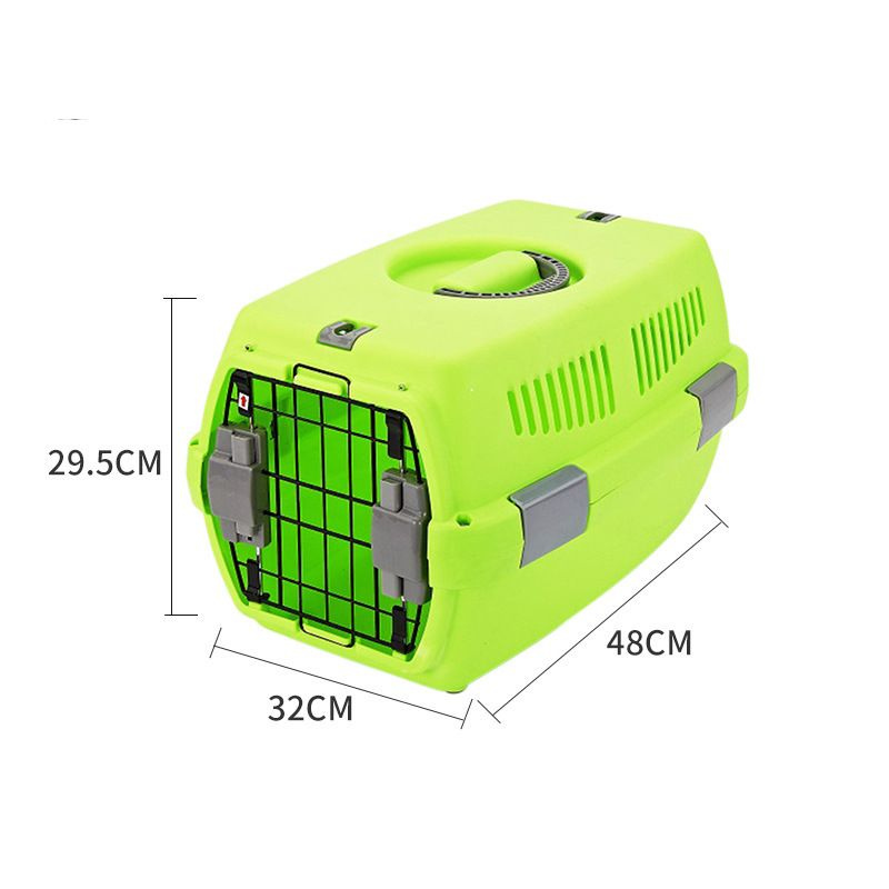 Переноска пластиковая для собак и кошек, 48х32х29.5 см, авиаперевозки животных до 4 кг / Контейнер пластиковый #1