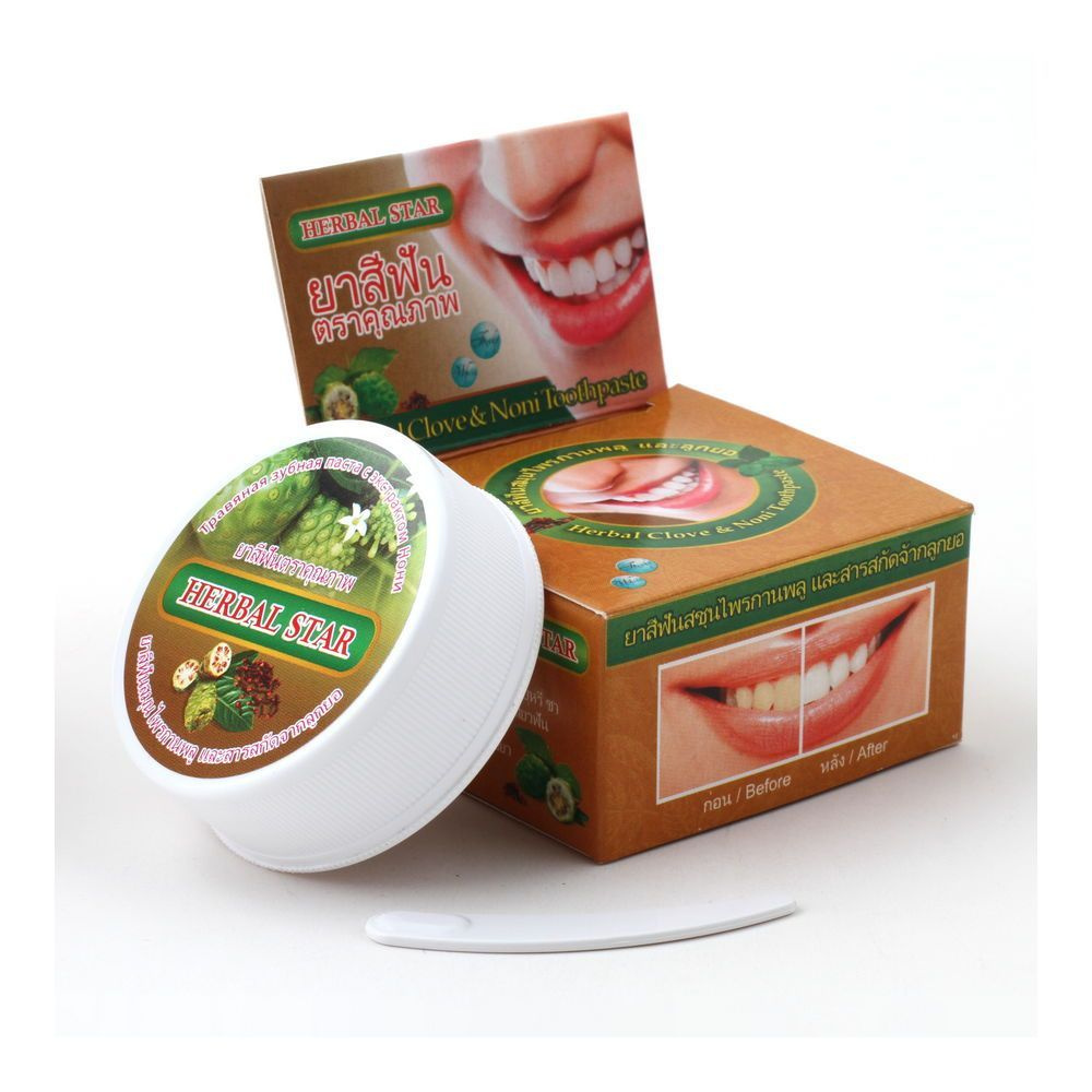 Травяная зубная паста Herbal с экстрактом нони #1