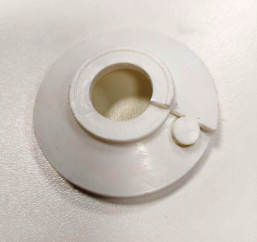 Чашка декоративная для металлопластиковой трубы D16 (4 шт) белая  #1