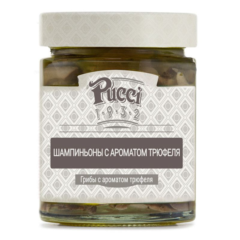 Шампиньоны Pucci с ароматом трюфеля, 200г #1